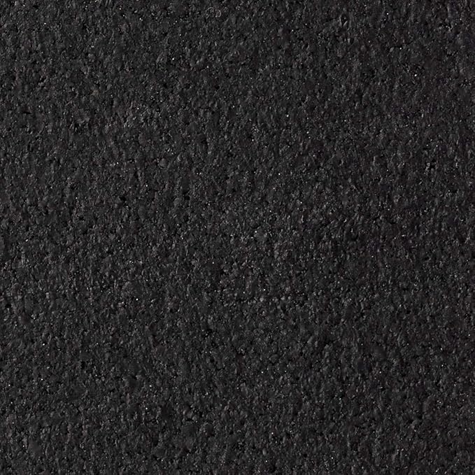 Genaflex Rubber Gym Floor Mat - 8mm Thick - Heavy Duty Commercial Protective Gym Flooring Roll (Black, 4' X 15')-PawvioPets