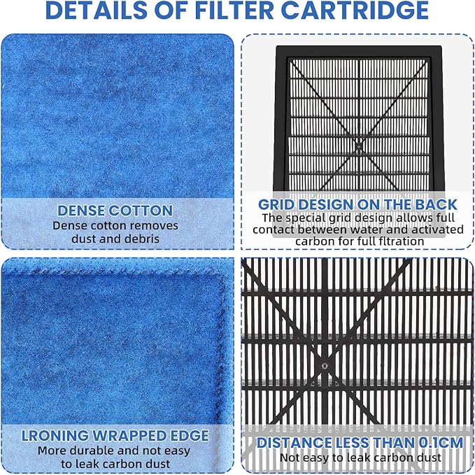 12 Pack Aquarium Filter Cartridges Designed for Maruneland Penguin Power Filter, Compatible with Marineland Penguin Power Filters 200/350, for Tech EZ-Change #3-PawvioPets