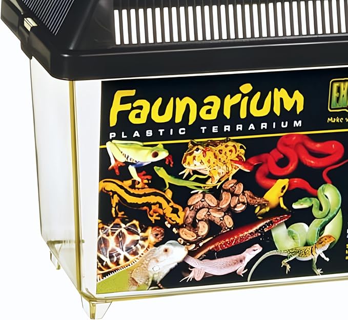 Exo Terra Faunarium, Plastic Reptile Terrarium, Large, PT2265-PawvioPets