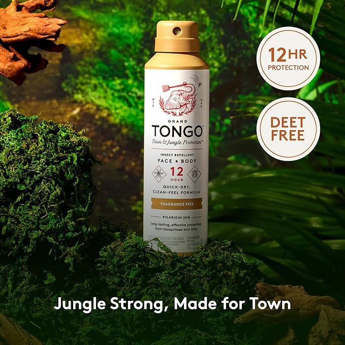 Fragrance Free Insect Repellent, 12-Hour Mosquito & Tick Protection, Picaridin-Based, Water-Based, Lightweight, Quick-Drying, DEET Alternative, Face & Body Use, 3 Pack-PawvioPets