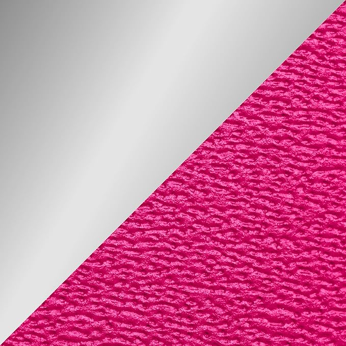 BRONZEDOG Leather Cat Collar with Removable Bells Non Breakaway Kitten QR Tag for Girl Boy (7" - 9" for Cats, Pink & Silver)-PawvioPets