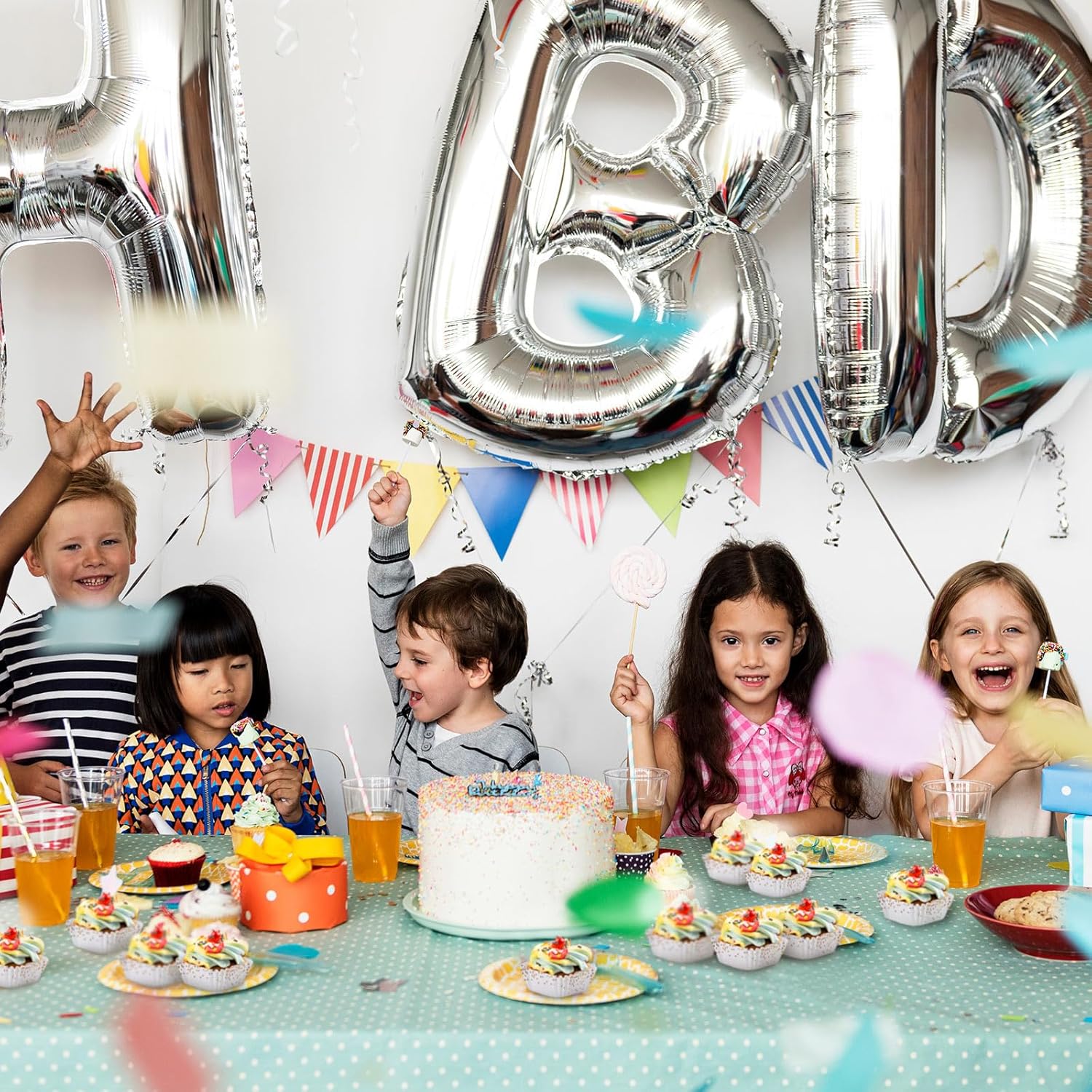 Tanlade 350 Pcs Square Mini Cupcake Liners Disposable Brownie Baking Pan Liners 1.77 Inch Paper Baking Cup for Cup and Cupcakes Party Supplies for Weddings Birthdays Bridal Showers(Gold Dots)