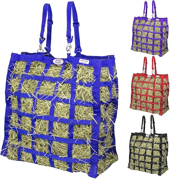 Derby Originals Easy Feeder Horse Hay Bag with Super Tough Bottom and 1 Year Warranty-PawvioPets
