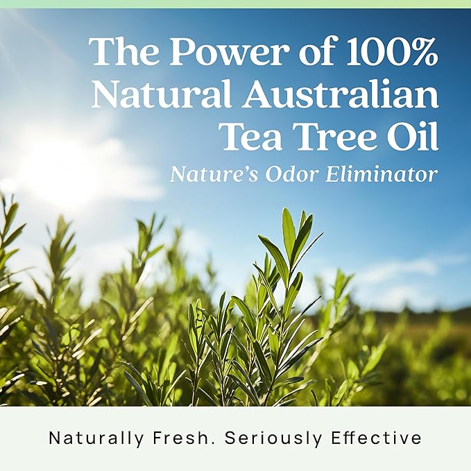 Azuna All-Natural Odor Remover Gel Refill Pouch | Air Purifier with Tea Tree Oil | Plant-Based & Long Lasting | For Pet Odors, Smoke & Strong Odors | Natural Scent, 12 oz-PawvioPets