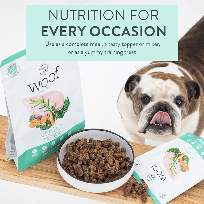 Air Dried Dog Food, Toppers for Dry Food, High Protein, Natural Dog Food, Limited Ingredient Recipe Chicken, 3.5 oz-PawvioPets