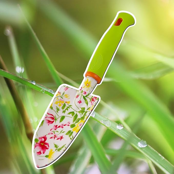 Gardening Tools – 42 Piece Premium Gardening Tool Set,Heavy Duty Hand Tools with Fashion Garden Tools Organizer Handbag,Rust-Proof Gardening Tool Kit, Ideal Gardening Gifts for Women(Pink Floral)-PawvioPets