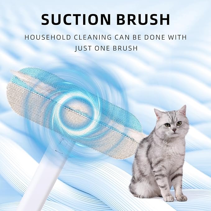 4-in-1 Pet Deshedding Tool for Cats and Dogs, a Multi-Functional pet Hair Remover. This extendable Dog and cat Hair Removal Brush is Suitable for Furniture, Sofas, and Carpets-PawvioPets