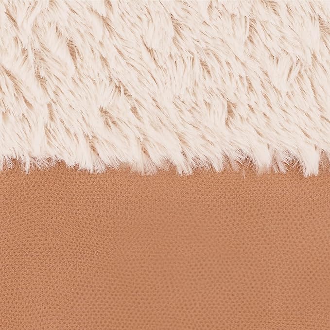 FurHaven Orthopedic Dog Sofa Bed – Memory Foam Couch with Bolsters, Textured Plush & Water-Resistant Cover, Washable Cover, Joint Support - Camel, Jumbo Plus-PawvioPets