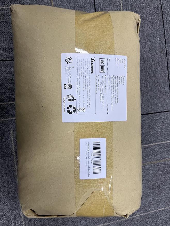 Dog Car Seat for Medium Sized Dog,Pet Travel Car Bed with Seat Belt Channle,Fully Detachable and Washable Car Dog Seat with Adjustable Straps,3 Straps Easy to Install (Black)-PawvioPets