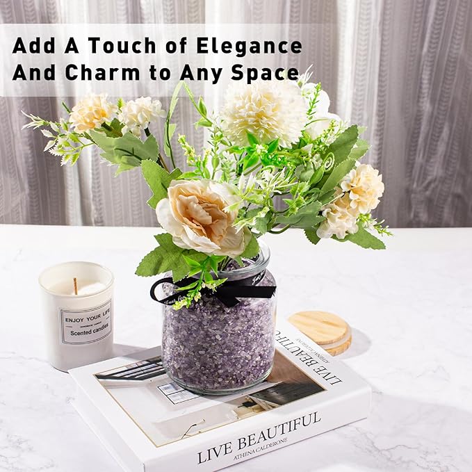 Amethyst Crushed Stone Natural Tumbled Healing Crystal Chips Bulk, 0.88 Lb Crushed Crystal Quartz Irregular Shaped for Decorative Fish Tank Vase Fillers Aquarium Gravel Rocks-PawvioPets