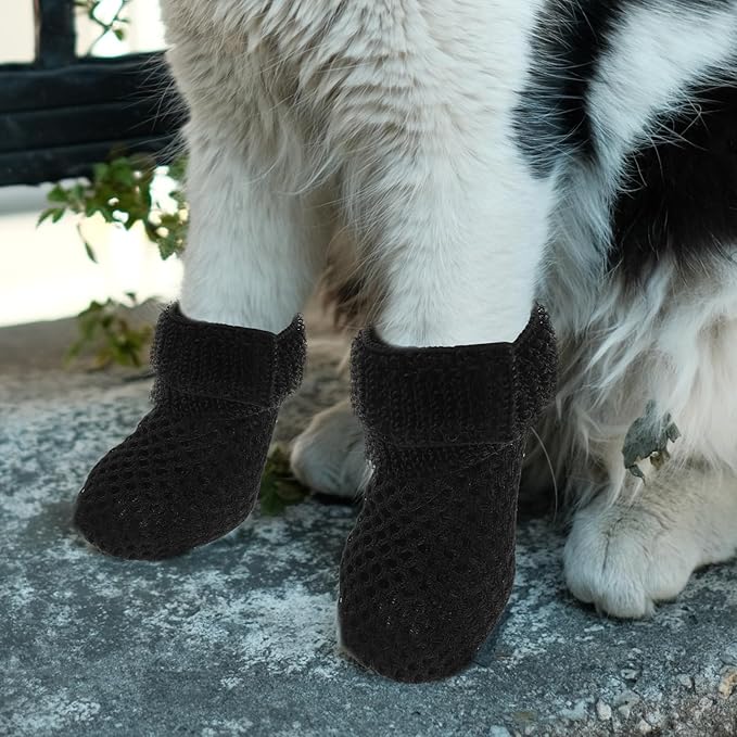 Cat Claw Covers-4pcs Cat Nail Caps Cat Nail Covers Caps Shoes Cats Socks Cat Booties to Prevent Scratching Cat Paw Protector Pet Grooming Booties for Bathing Shaving Checking-PawvioPets