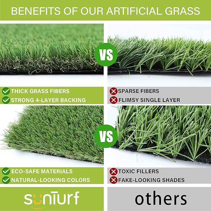 Dogs Grass for Potty Training, Artificial Grass for Dogs Puppy Fake Grass Pads 4x13ft Large Supplies Pets Litter Rugs for Puppy Training-PawvioPets