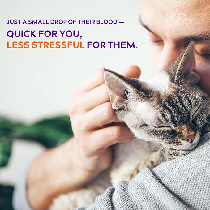 AlphaTrak 3, 8 Piece Pet Blood Glucose Monitoring Kit for Diabetic Cats, Dogs, and Horses All-in-One Solution for in-Clinic Or at Home, with Digital Results-PawvioPets