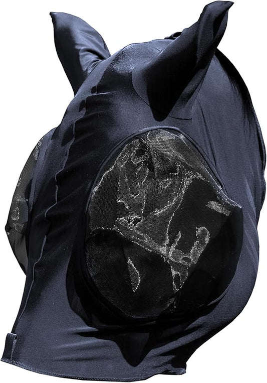 Equinavia Bug Out Fly Mask | Against Flies, Insects, UV Rays - Carbon Grey - Horse-PawvioPets