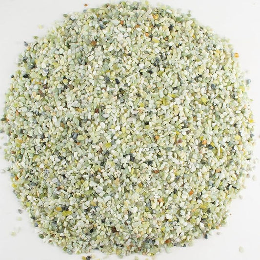 18lb Jade Bean Pebbles,1/4 Inch Cactus Bonsai DIY Rocks, Natural Succulent Rock and River Rocks Decorative for Aquariums, Vases, Terrarium, Outdoor Gardening, Top Dressing for Potted Plants-PawvioPets