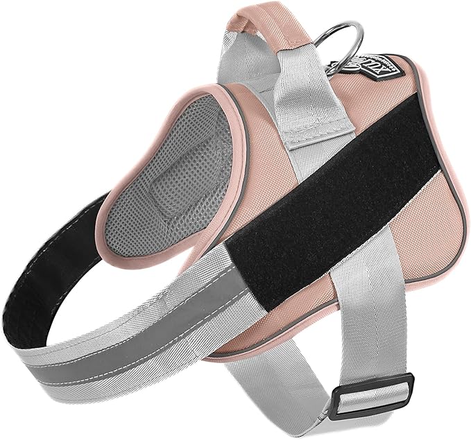 Bolux Dog Harness, No-Pull Reflective Dog Vest, Breathable Adjustable Pet Harness with Handle for Outdoor Walking - No More Pulling, Tugging or Choking-PawvioPets