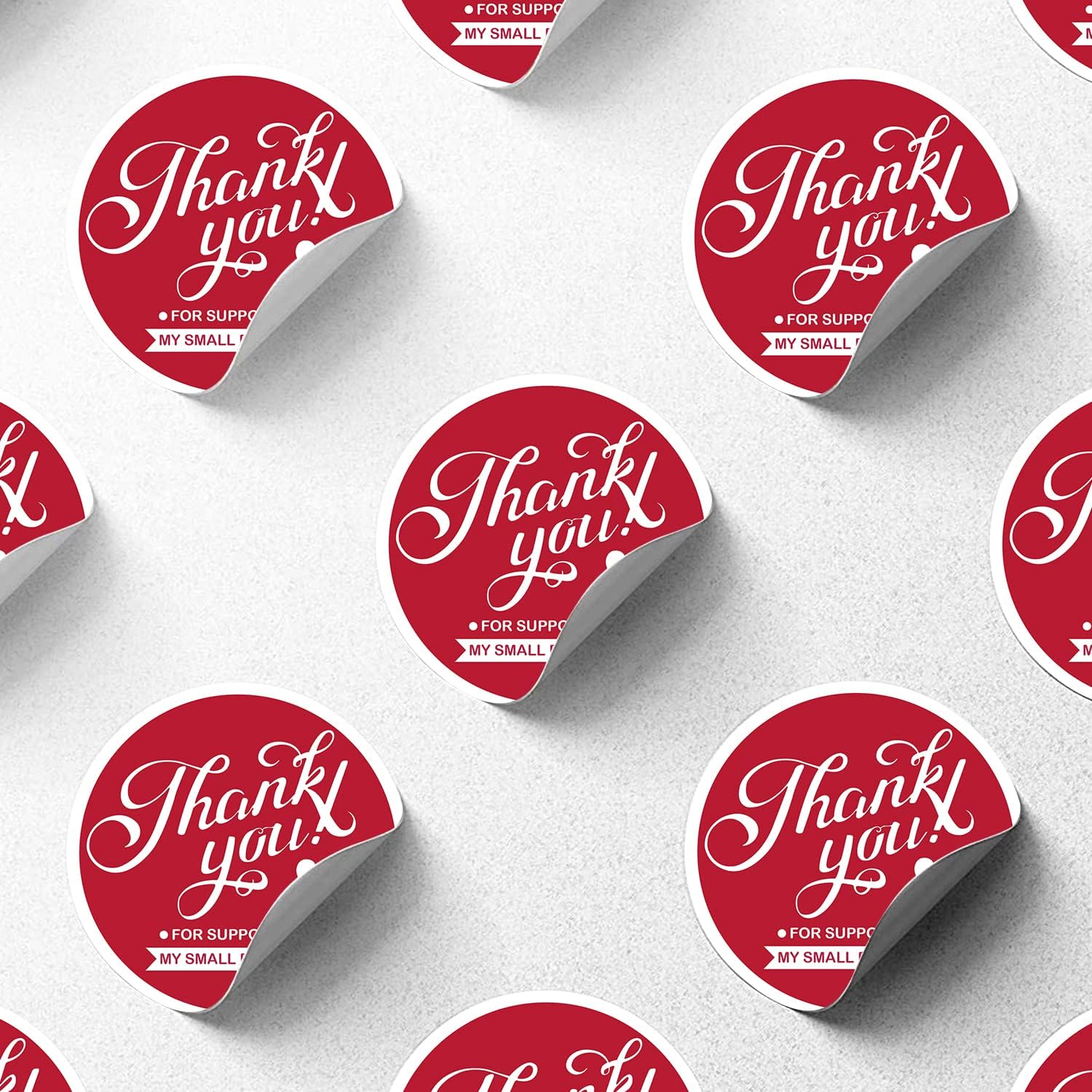 Custom Logo Stickers for Business, Personalised Logo Labels - Any Shape, Waterproof Vinyl Glossy Stickers for Branding & Packaging