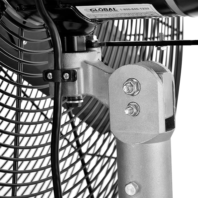 Continental Dynamics CD Premium 30" Oscillating Wall Mount Fan, TEFC Motor, 11,500 CFM, 1/2 HP-PawvioPets