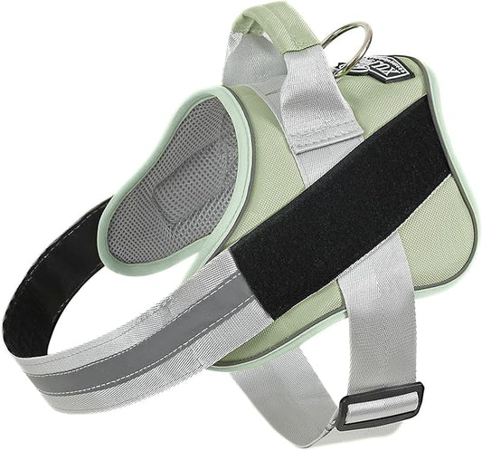 Bolux Dog Harness, No-Pull Reflective Dog Vest, Breathable Adjustable Pet Harness with Handle for Outdoor Walking - No More Pulling, Tugging or Choking-PawvioPets