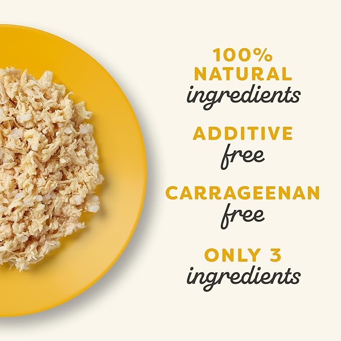 Applaws Natural Wet Cat Food, 24 Count, Limited Ingredient Canned Wet Cat Food, Chicken Breast in Broth, 2.47oz Cans-PawvioPets