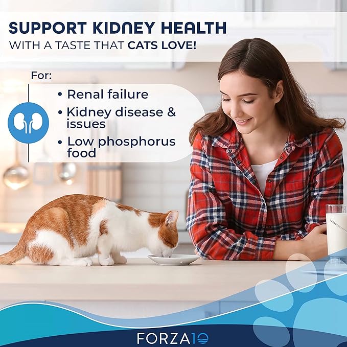 Forza10 Kidney Care Cat Food – Renal Support Wet Cat Food with Lamb, 3.5 oz Cans, 32 Pack – Vet Formulated, Made in Italy-PawvioPets