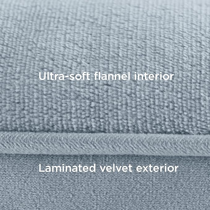 Bedsure Orthopedic Dog Bed for Medium Dogs - Waterproof, Supportive Foam Pet Couch Bed with Removable Washable Cover, Non-Skid Bottom, Light Blue-PawvioPets