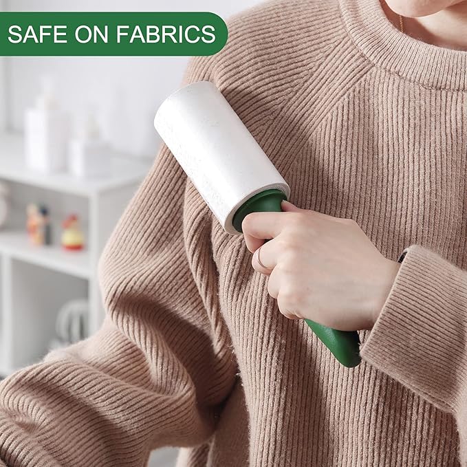 Fedicelly Lint Rollers Pet Hair Extra Sticky Furniture,Cat Dog Hair Remover Laundry Clothes Carpet,Total 200 Sheets Lint Remover Brush for Couch-PawvioPets