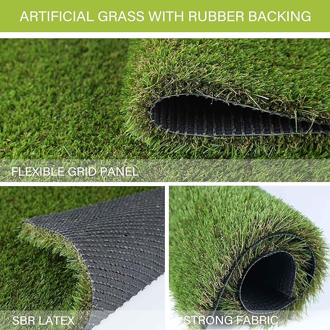 Dog Grass Pads 5 x 8 FT Artificial Grass Pee Pads for Dogs Potty Fake Grass Rug Turf Mat for Dogs Training Indoor Outdoor Garden Lawn Artificial Grass Rug-PawvioPets