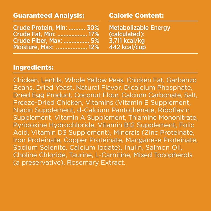 BIXBI Rawbble Dry Dog Food, Chicken, 24 lbs - USA Made with Fresh Meat - No Meat Meal & No Corn, Soy or Wheat - Freeze Dried Raw Coated Dog Food - Minimally Processed for Superior Digestibility-PawvioPets