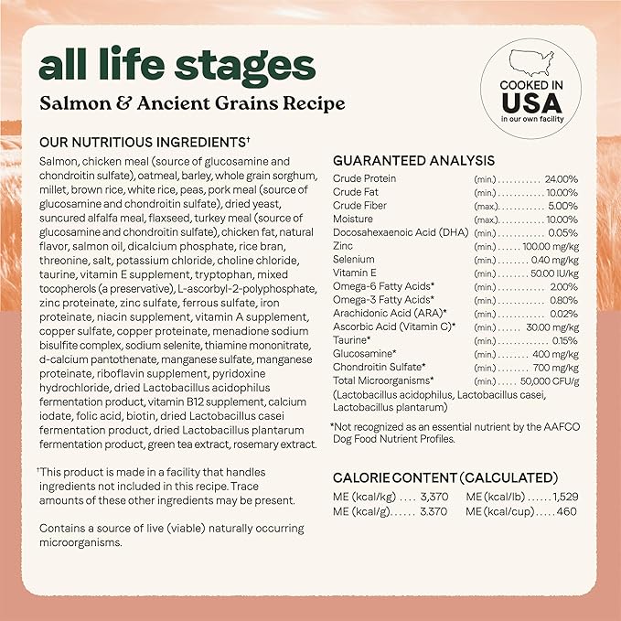 Canidae All Life Stages Real Salmon & Ancient Grains Recipe – High Protein Premium Dry Dog Food for All Ages, Breeds, and Sizes– 27 lbs.-PawvioPets