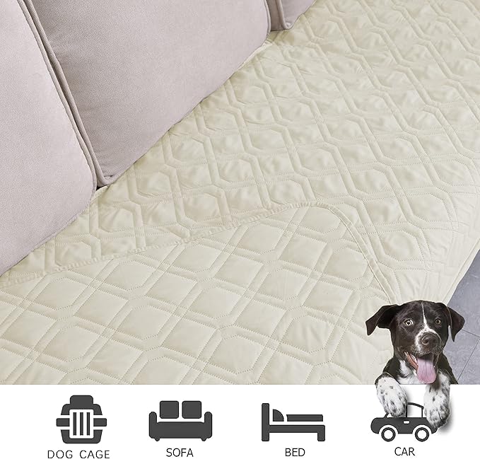 Ameritex Waterproof Blanket Reversible Dog Bed Cover Pet Blanket for Furniture Bed Couch Sofa-PawvioPets