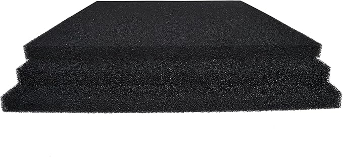 ALEGI Aquarium Sponge Filter Pad, Bio Filter Media Foam Sponges, Cut-to-Size Foam for Fish Tank (20"x20"x1" (35PPI))-PawvioPets