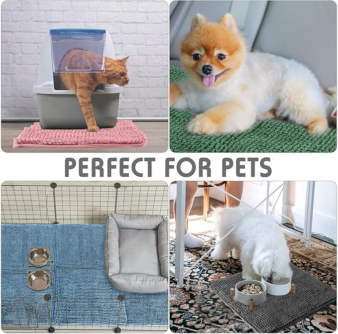 Amylove 4 Pcs Guinea Pig Cage Liner Guinea Pig Bedding Washable Fleece Pee Pads Reusable Small Animals Training Mat Small Animal Sleeping Bed for Bunny Hamster(Mixed Colors,12 x 12 Inch)-PawvioPets