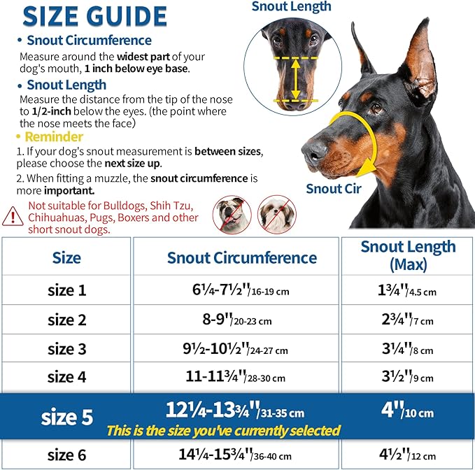 BARKLESS Dog Muzzle, Basket Muzzle Anti Biting Chewing, Sturdy Lightweight Cage Mouth Cover for Small Medium Large Sized Dogs, Allows Panting Drinking, Suitable for Grooming Trimming Training-PawvioPets