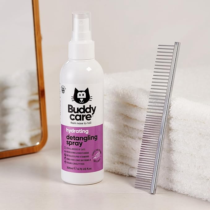 Detangling Spray for Cats - Effective Cat Matted Fur Remover and Detangle Spray to Promote a Healthy Coat, Easily Removes Matted Hair for a Smooth and Shiny Coat-PawvioPets