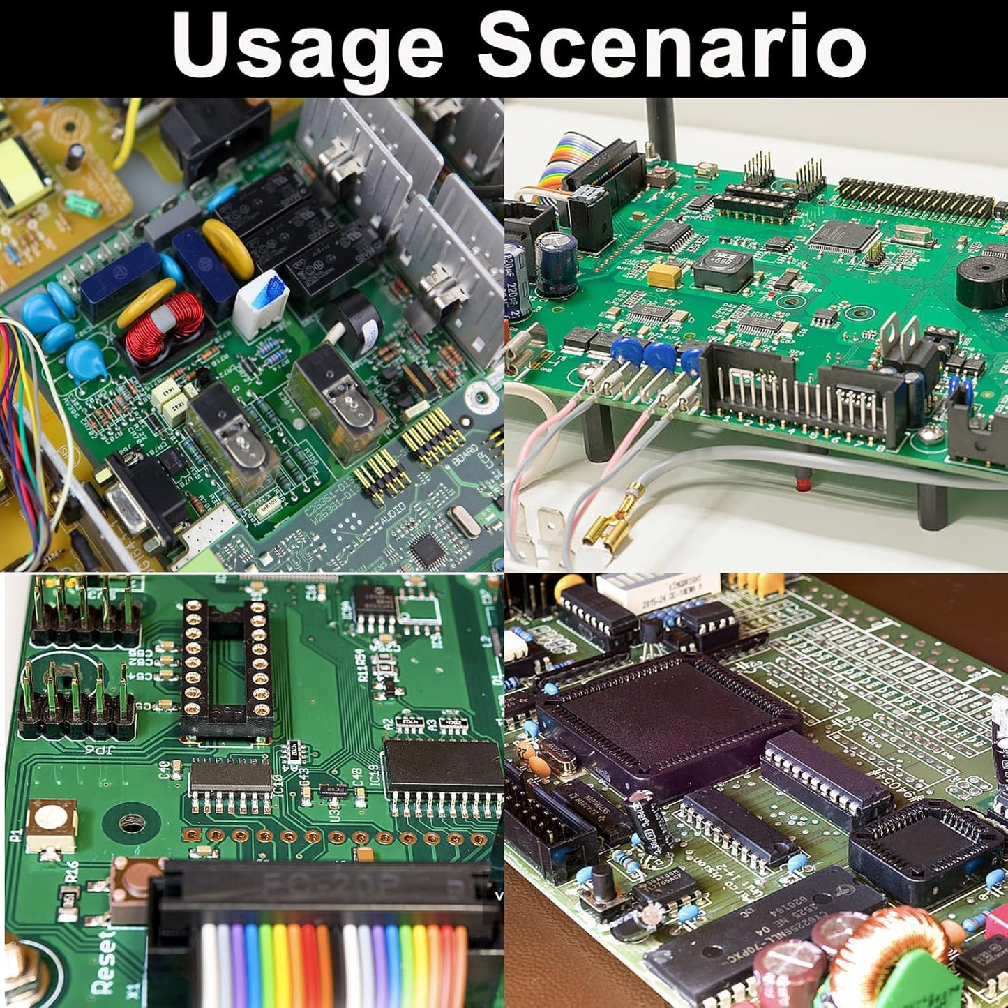 82 Piece Double Sided PCB Board Kit with 5 Sizes,40Pin 2.54mm Male & Female Header Connectors - Ideal for DIY Soldering,Electronic Projects, Arduino Kits,and Circuit Prototyping