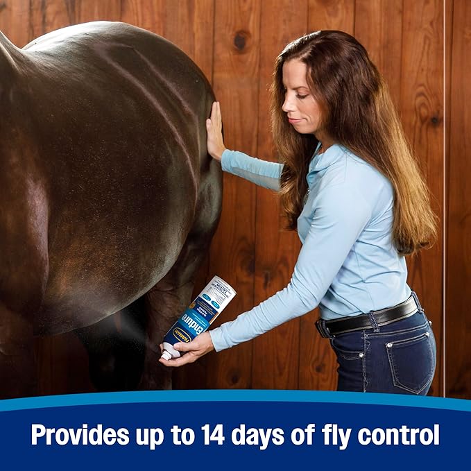 Farnam Endure Sweat-Resistant Fly Spray for Horses, Protects Against Lyme Disease, 15 oz-PawvioPets