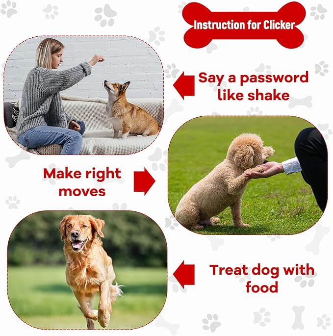 Frienda 18 Pieces Dog Training Clicker, Pet Behavioral Training Clickers with Wrist Strap for Dogs Cats Puppy Birds Horses(Multicolor)-PawvioPets