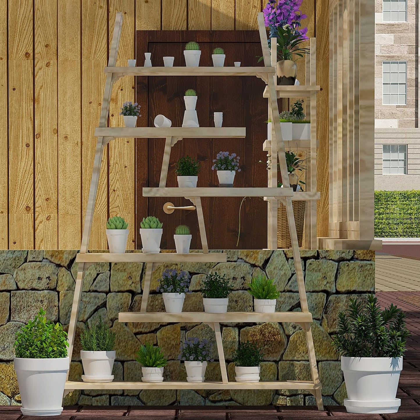 80 Pcs Small Mini White Clay Pots 2.1'' Terracotta Pot Clay Ceramic Pottery Planter Cactus Flower Pots Succulent Nursery Pots- Great for Window Boxes, Cactus, Plants, Crafts, Wedding Favors