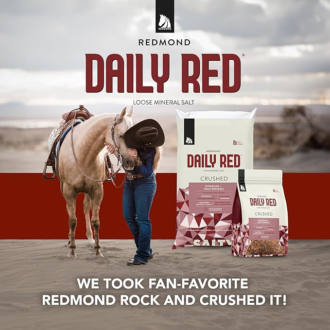 Daily Red Crushed Loose Minerals | Mineral Salt + Electrolyte Supplement for Horses-PawvioPets