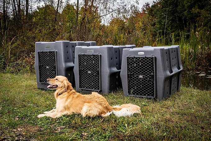 Dakota 283 Crate - Canine Rough and Tough Economy Kennel (Coyote Granite, Intermediate)-PawvioPets