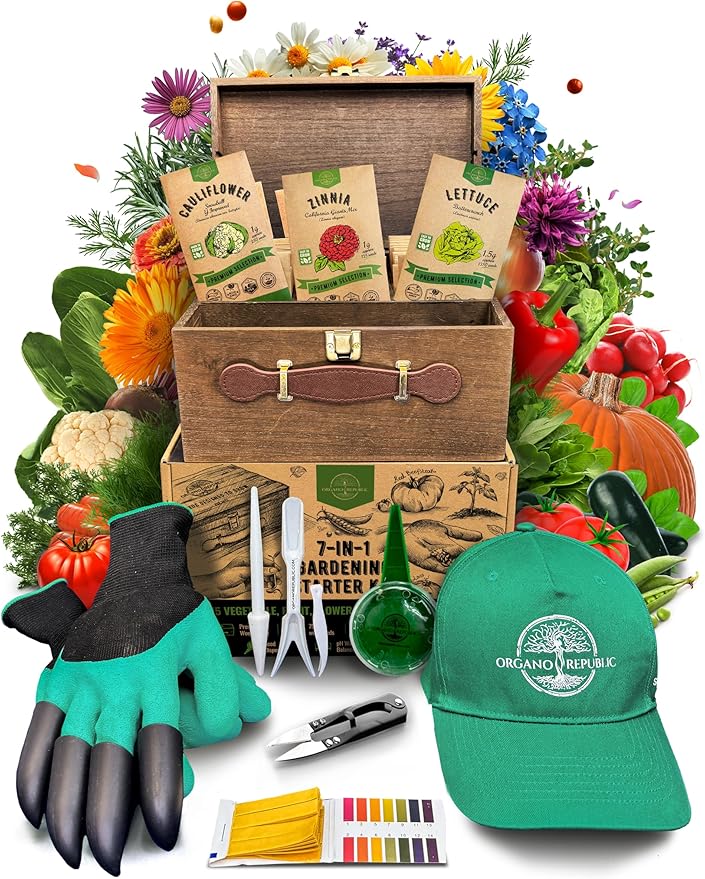 75 Herb & Vegetable Seeds Variety Pack, Garden Seed Starter Kit - Over 47,380 Non-GMO Heirloom Seeds for Planting Vegetables and Herbs Garden Seeds Gift Seed Box with Gardening Supplies, Survival Kit-PawvioPets