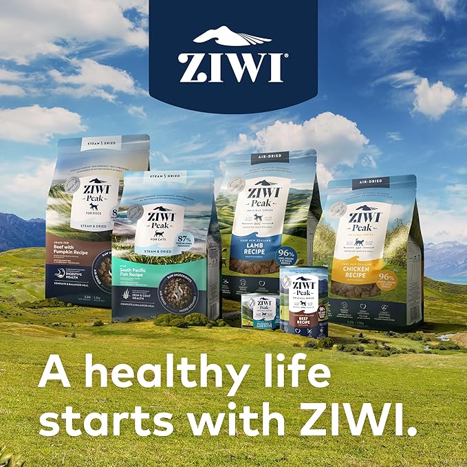 Bundle of ZIWI Peak Air-Dried Dog Food – All Natural, High Protein, Grain Free and Limited Ingredient with Superfoods (Venison, 1.0 lb + Tripe & Lamb, 1.0 lb)-PawvioPets