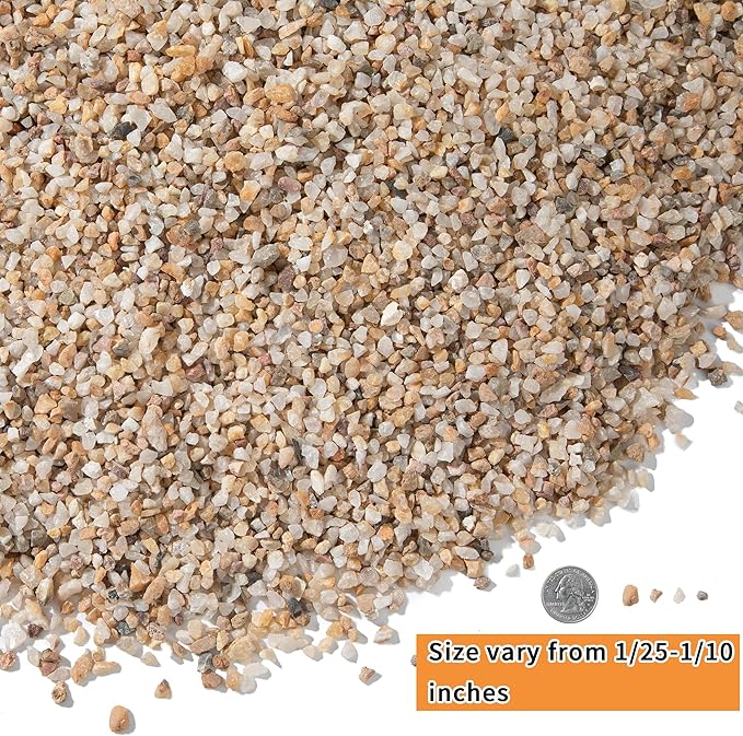 5lb Mixed Sand Rocks Pebbles Pumice Potting Soil Amendment Succulent Cactus Bonsai Gritty Rock Decorative Gravel for Succulents, Bonsai, Vase Fillers,Terrarium Plants-PawvioPets