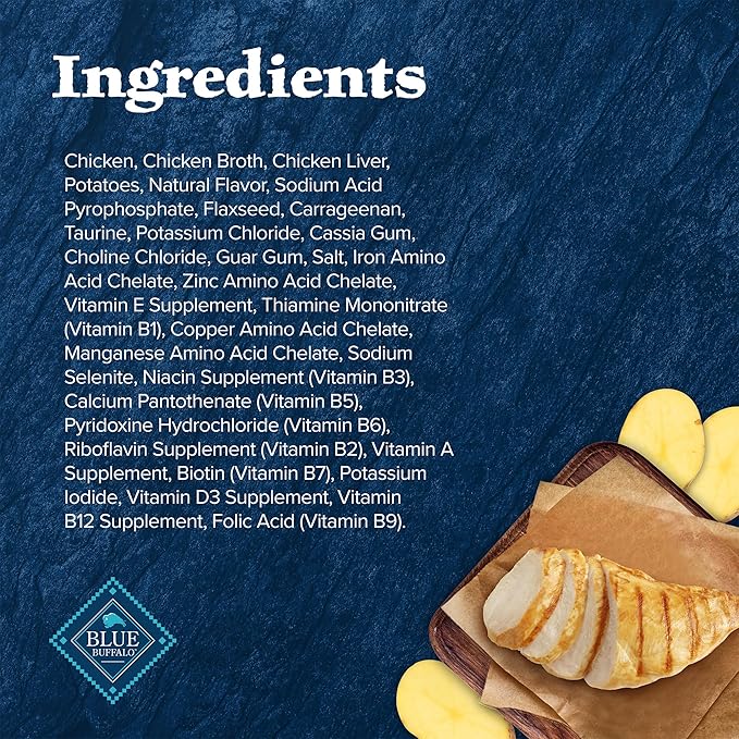 Blue Buffalo Wilderness Wild Delights Meaty Morsels Wet Cat Food, High-Protein & Grain-Free, Made with Natural Ingredients, Chicken & Turkey Recipe in Tasty Gravy, 3-oz. Cans (24 Count)-PawvioPets