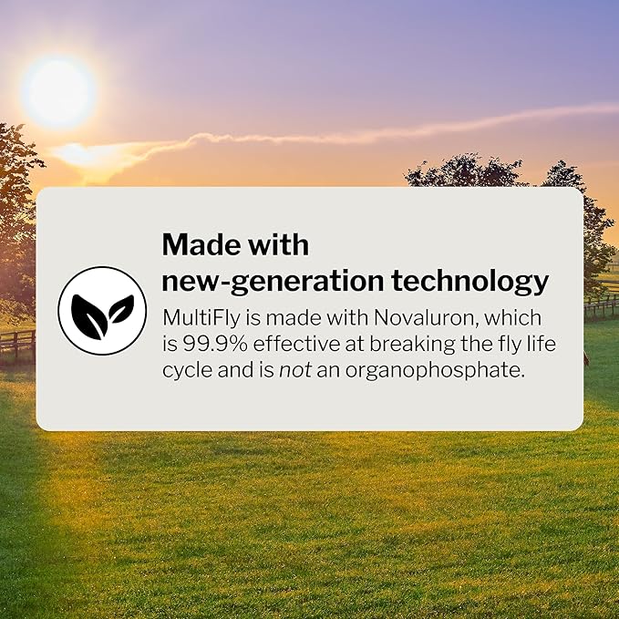 Formula 707 MultiFly Feed-Thru Fly Control Pellets for Horses - Palatable & Safe Fly Population Reduction (10 lb Bag - 182 Servings)-PawvioPets