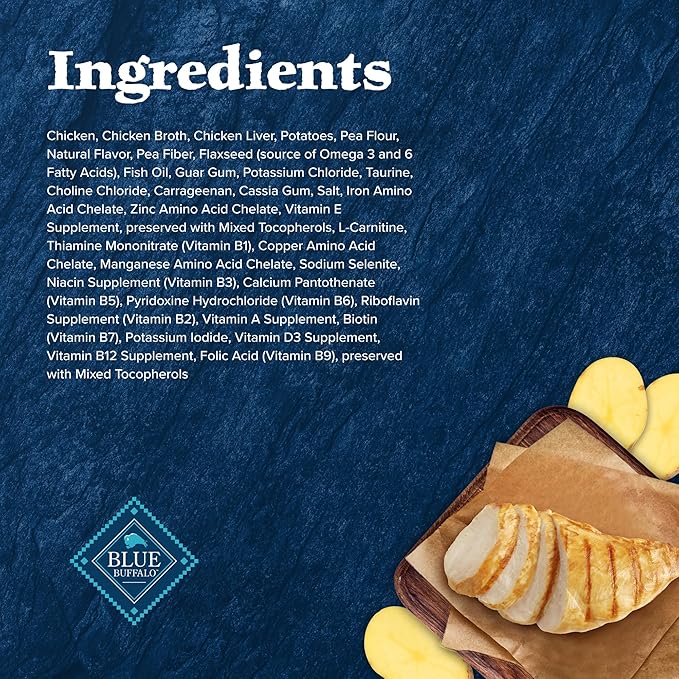 Blue Buffalo Wilderness High Protein Grain Free, Natural Mature Pate Wet Cat Food, Chicken 5.5-oz cans (Pack of 24)-PawvioPets