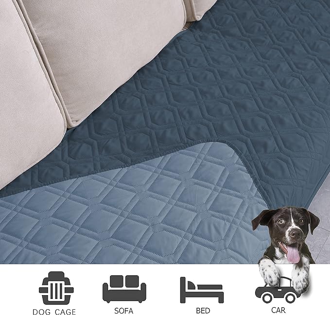 Ameritex Waterproof Dog Bed Cover Pet Blanket for Furniture Bed Couch Sofa Reversible-PawvioPets