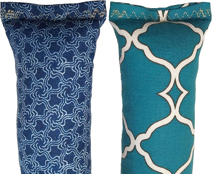 15" Catnip Cat Kicker Toys/Kitty Kick Sticks/Cat-Nip Kick Sticks (Green and Cobalt Blue) (Kickers Filled with 1 oz Premium Canadian Catnip)-PawvioPets