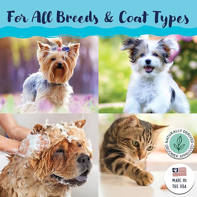 Bobbi Panter Dog Shampoo - Made in USA - All Natural Formula for Heavy Duty Deodorizing & Degreasing - Concentrated 25:1 for Professional Groomers - Fresh Clean Scent, 13 Oz-PawvioPets